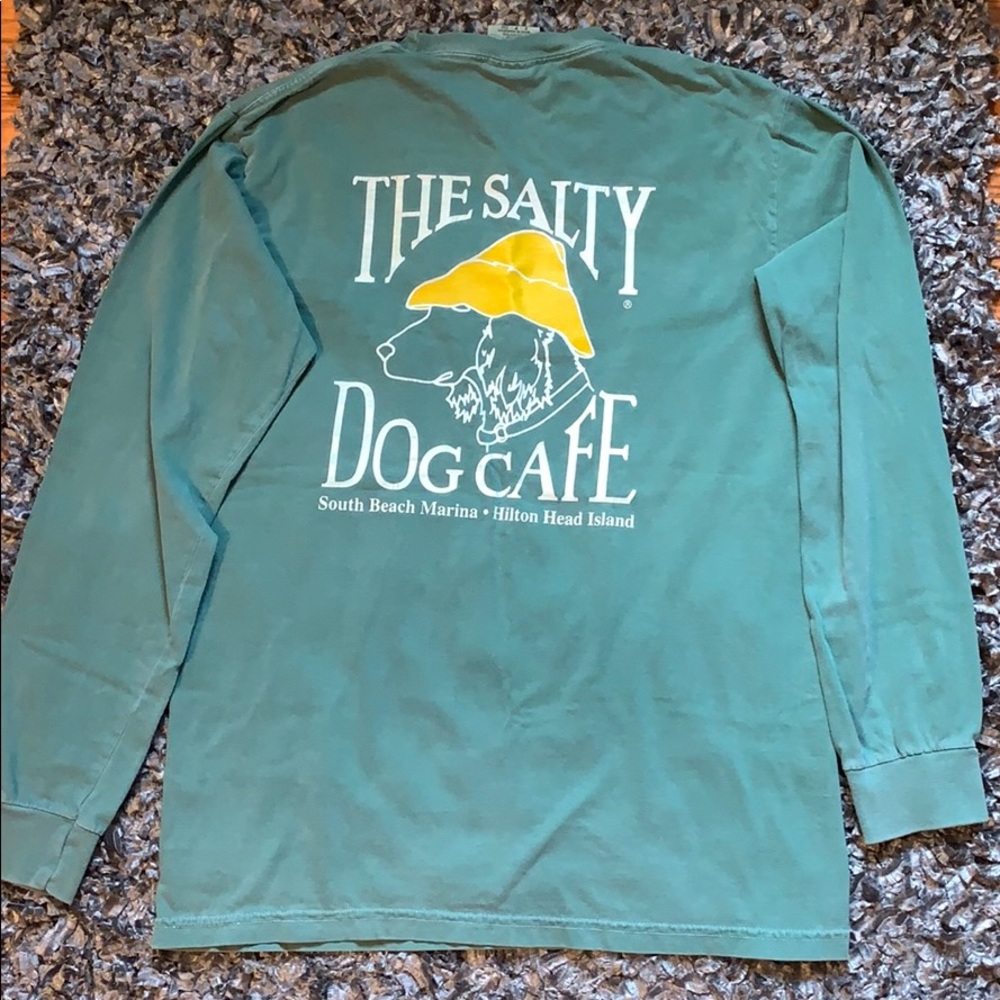 The Salty Dog Cafe Long Sleeve Shirt Comfort Color